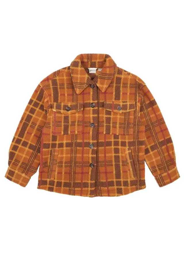 Joanie Clothing Jackie Tartan Fleece Shacket