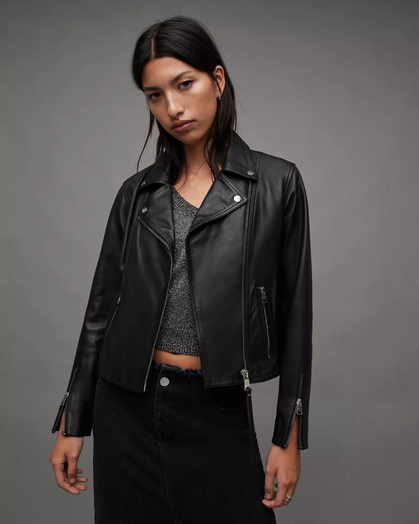 Slim clearance biker jacket