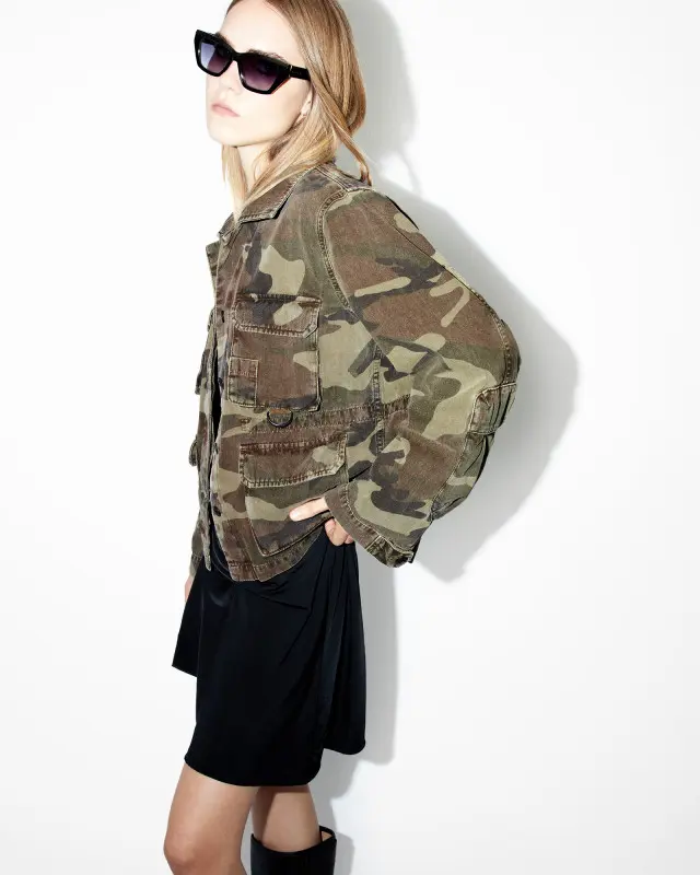 AllSaints Elm Camouflage Cargo Jacket