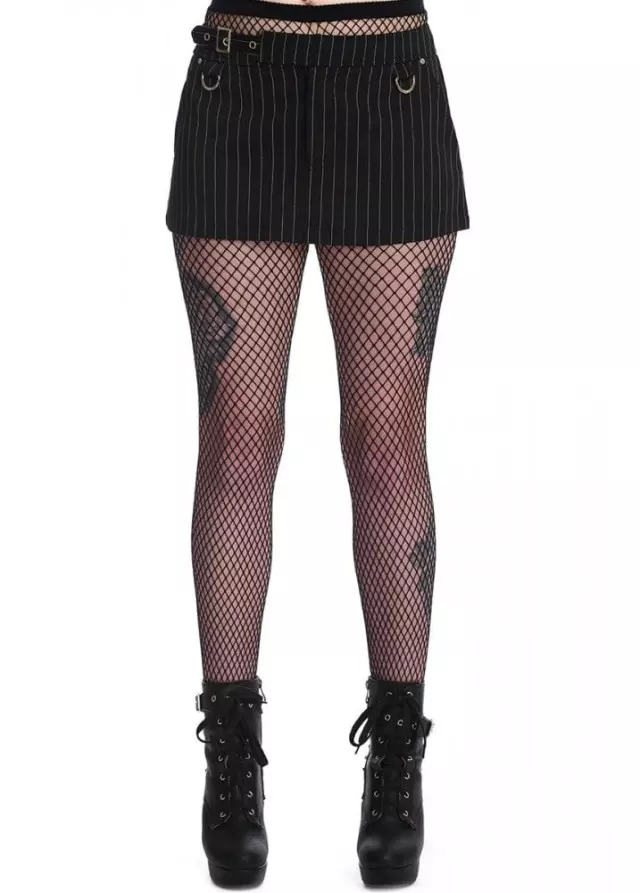 Banned Apparel Darina Pinstripe Mini Skirt  