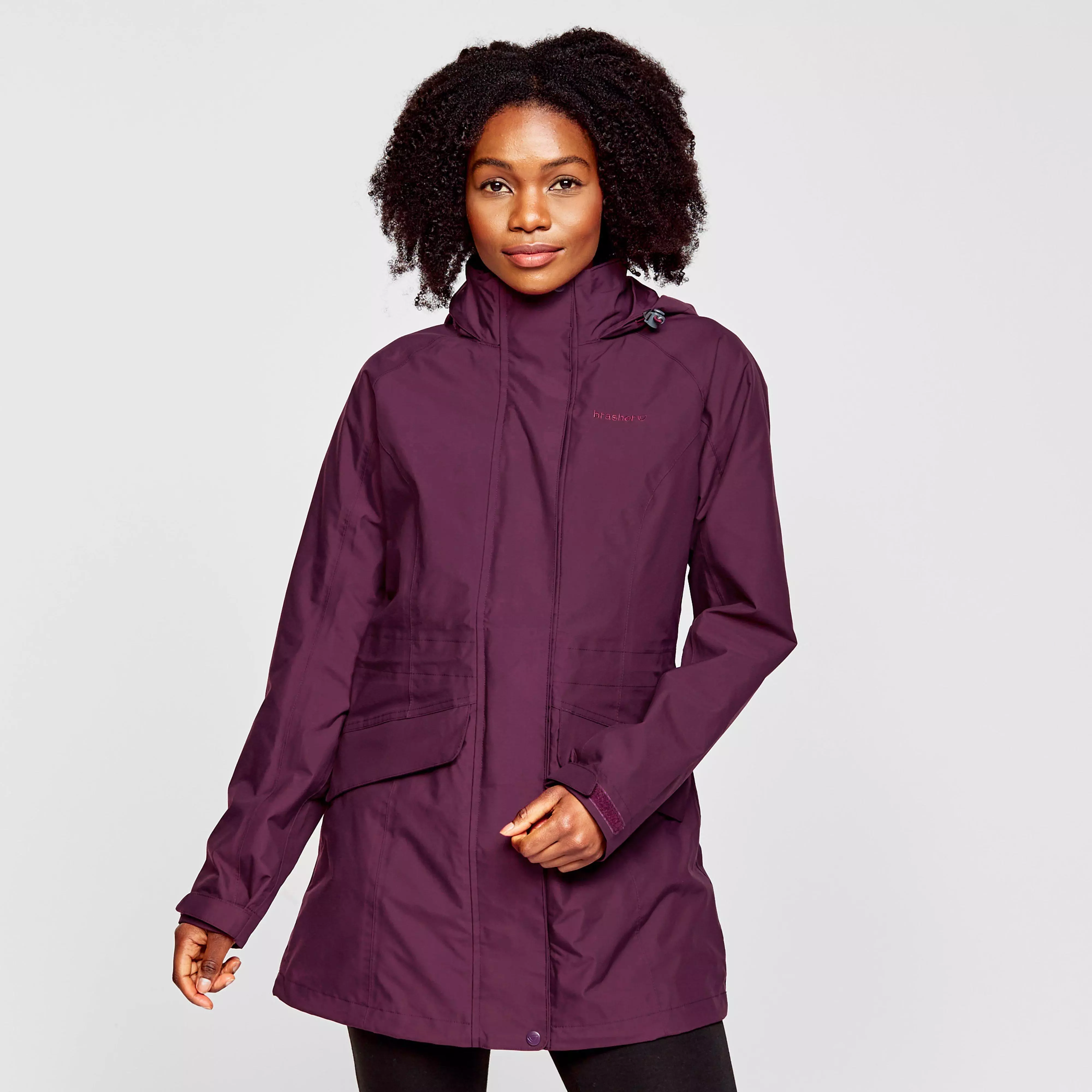 Womens purple 2025 waterproof jacket