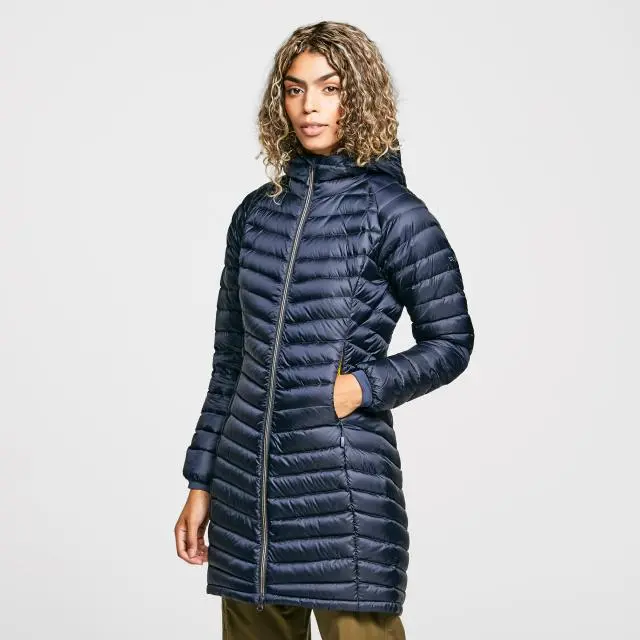 Women's Microlight Down Parka, Navy