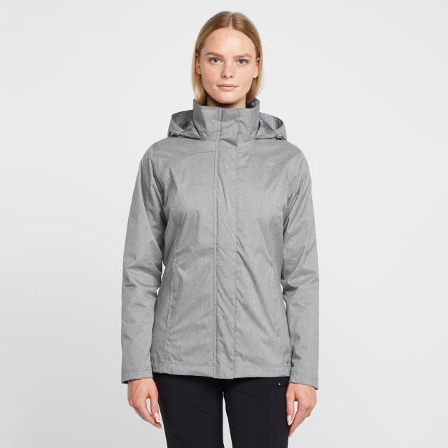 Women's Glide Marl Waterproof Jacket, Grey