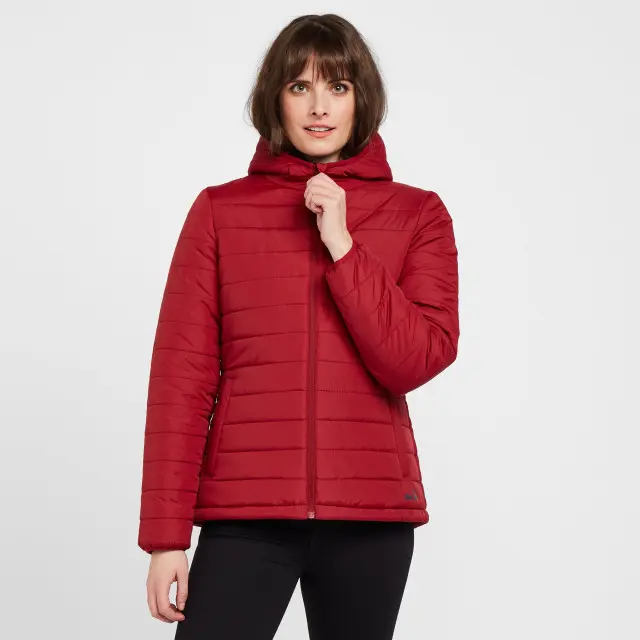 Womens Blisco II Hooded Jacket Red