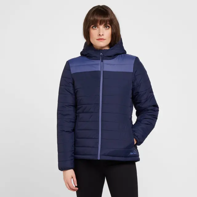 Womens Blisco II Hooded Jacket Blue, Navy