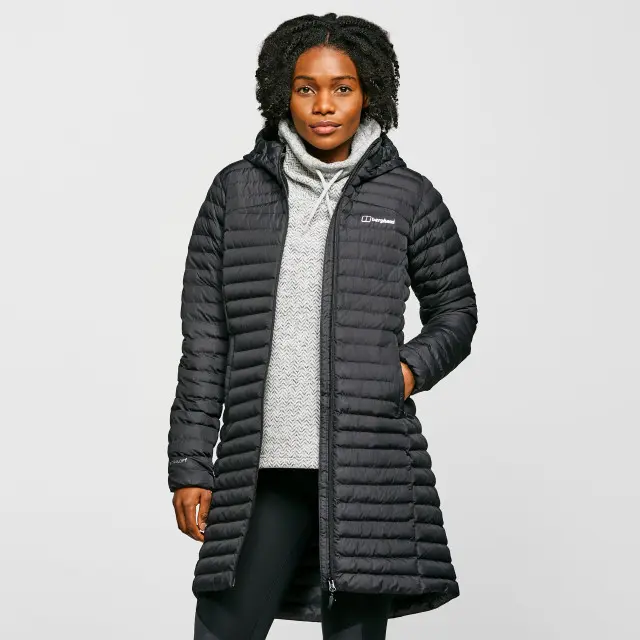 Women's Talmine Long Insulated Jacket, Black