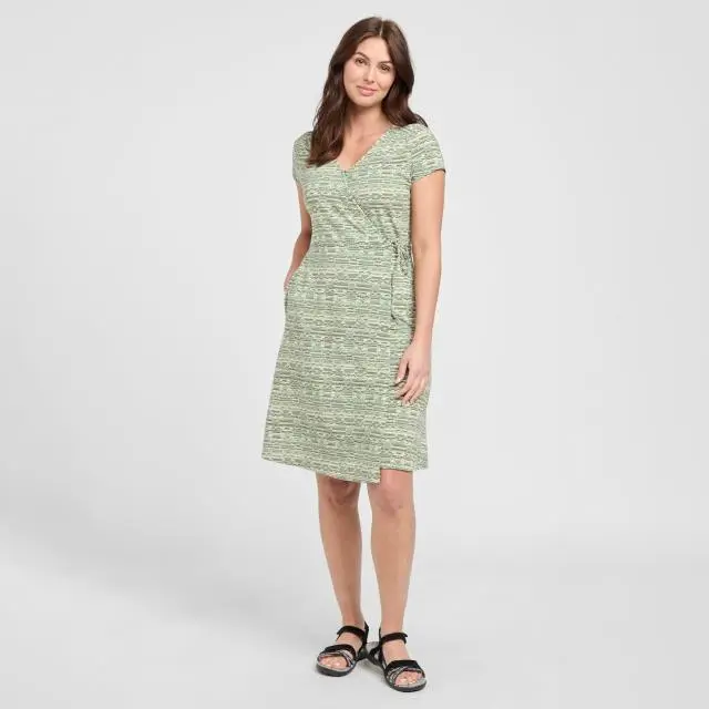 Women's Padma Wrap Dress, Green