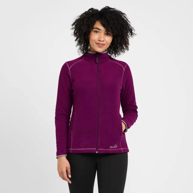 Womens Bracken Full Zip Fleece Pink