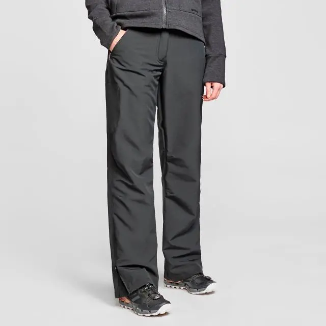 Women's Rapid Softshell Trousers, Black