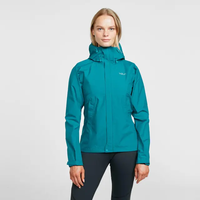 Women's Downpour ECO Waterproof Jacket, Green