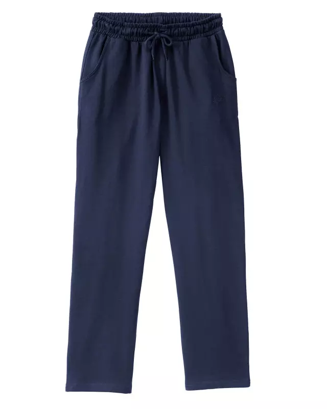 Cotton Traders Cotton Jog Pants in Blue