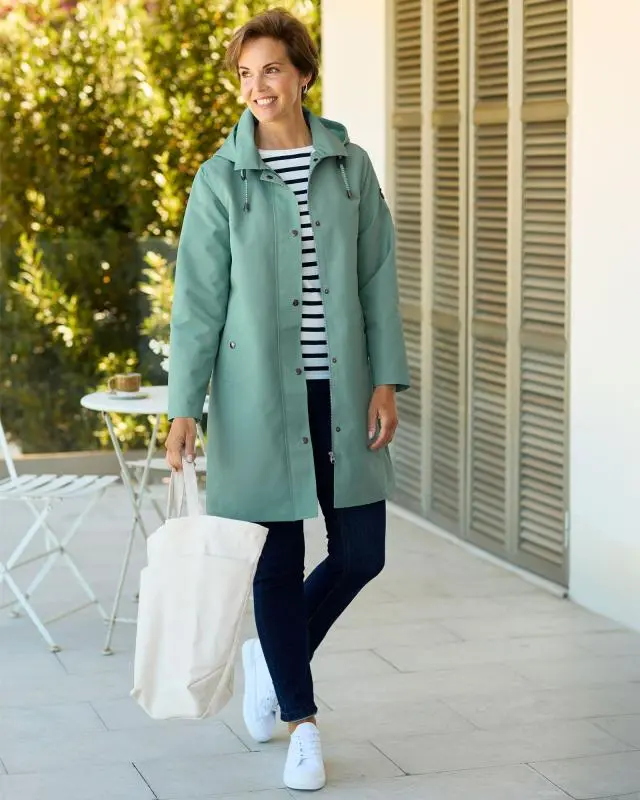 Cotton Traders Women's Weatherproof Jacket in Green, 100% Polyester