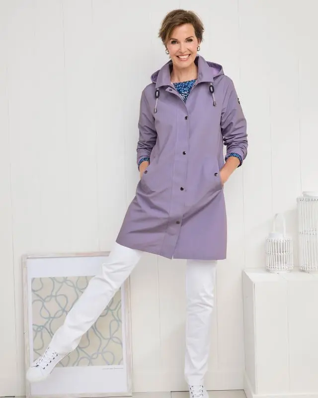 Cotton Traders Women's Weatherproof Jacket in Purple, 100% Polyester