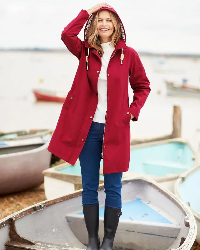 Cotton Traders Women's All Weather Jacket in Black, 100% Polyester