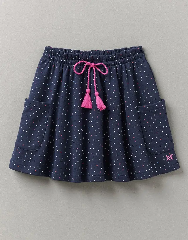 Crew Clothing Spotty Loopback Sweat Skirt