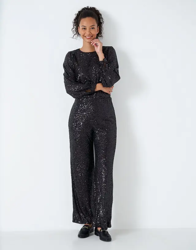 Crew Clothing Eve Sequin Trouser