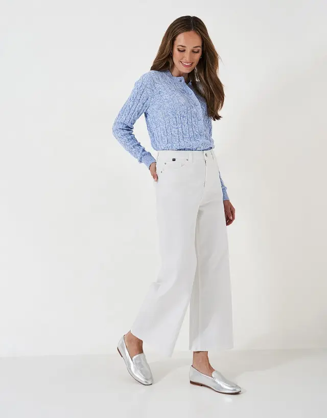 Crew Clothing Relaxed Leg Cropped Jeans