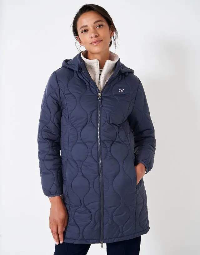 Crew Clothing Lightweight Quilted Coat