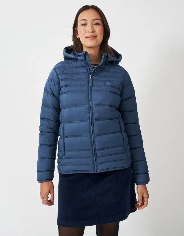 Crew Clothing Lightweight Padded Jacket in Teal