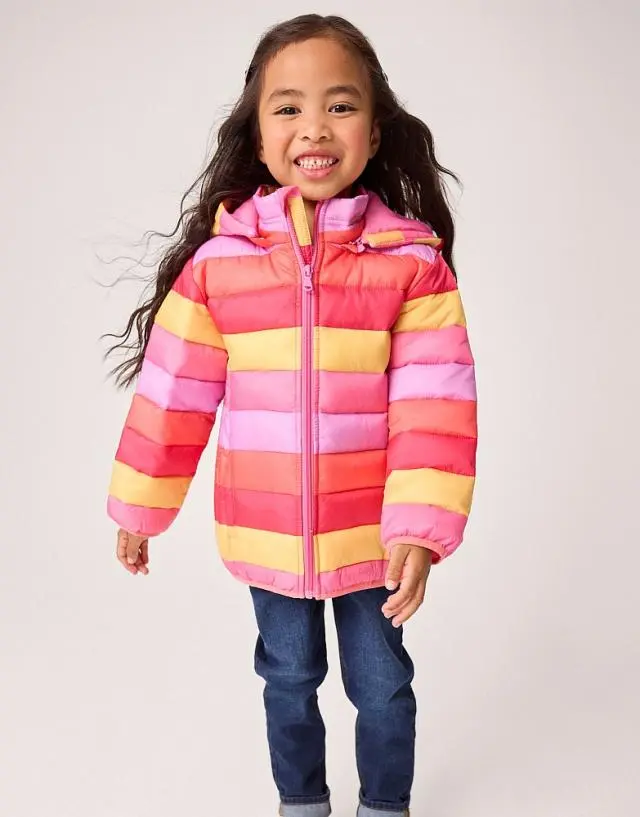 Crew Clothing Lightweight Striped Jacket in Multicolours