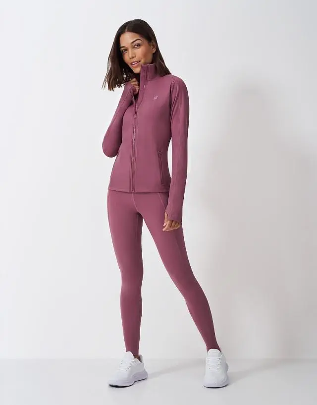 Crew Clothing Activewear Leggings in Pink