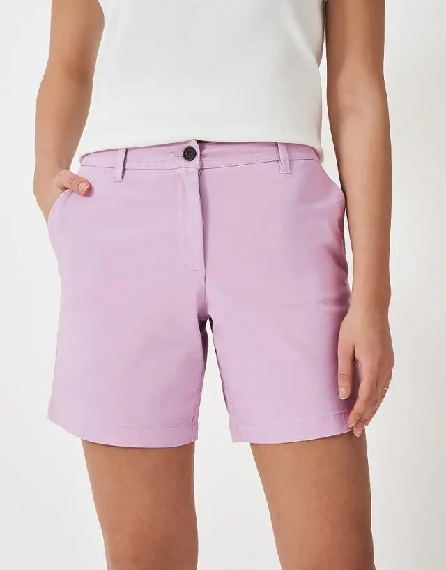 Crew Clothing Chino Short in Pink