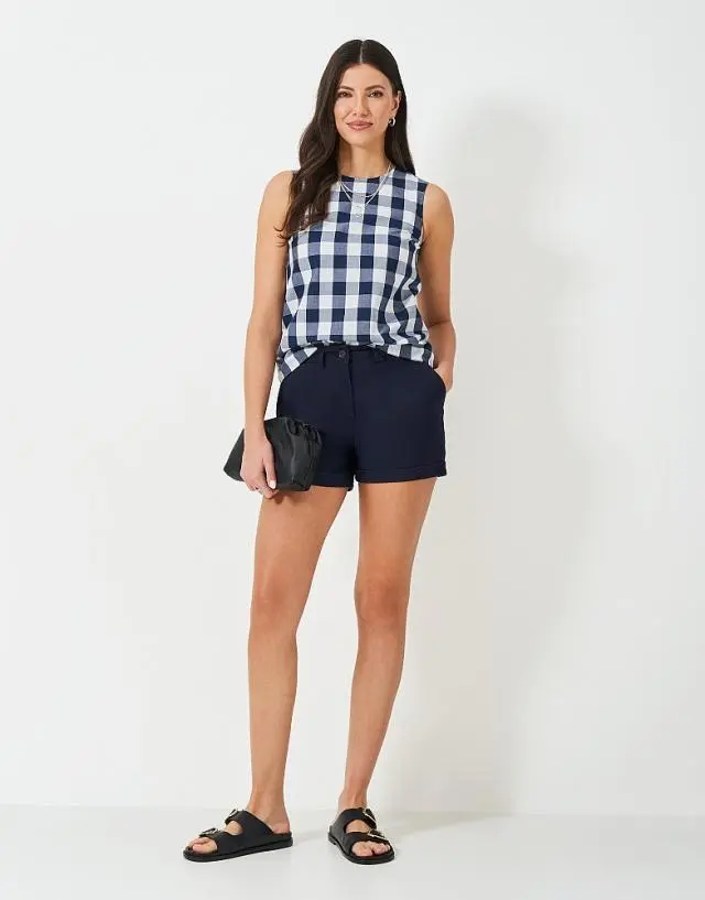 Crew Clothing Tilda Chino Short in Navy