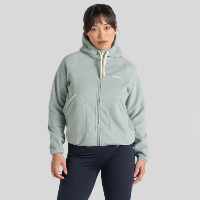 'Grainne' Hooded Full Zip Fleece Jacket