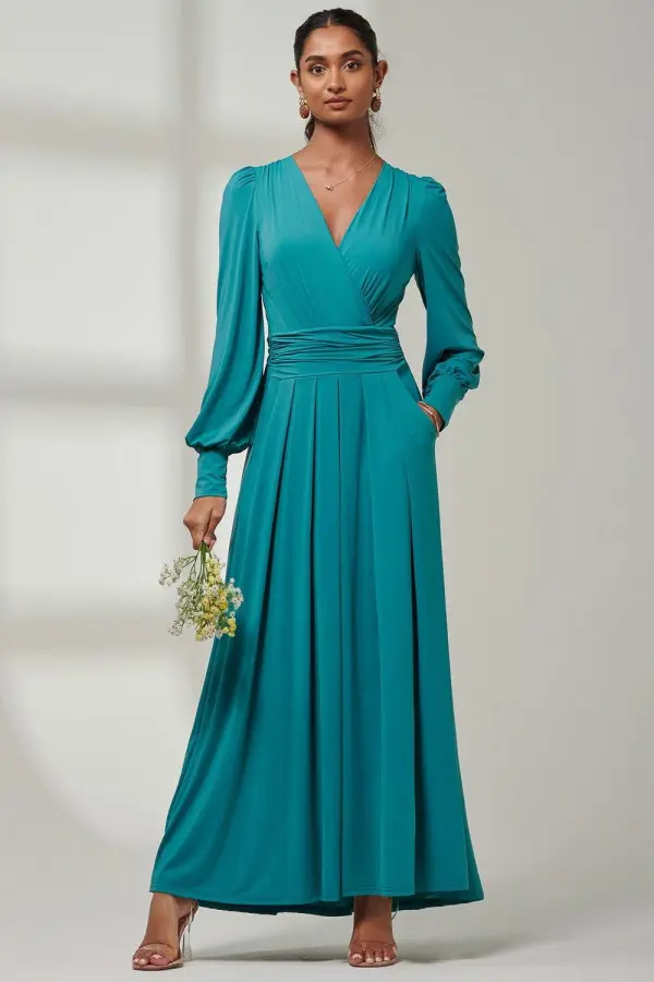 Giulia Long Sleeve Maxi Dress