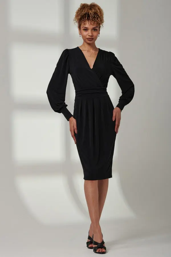 Kinslee Long Sleeve Pegged Dress