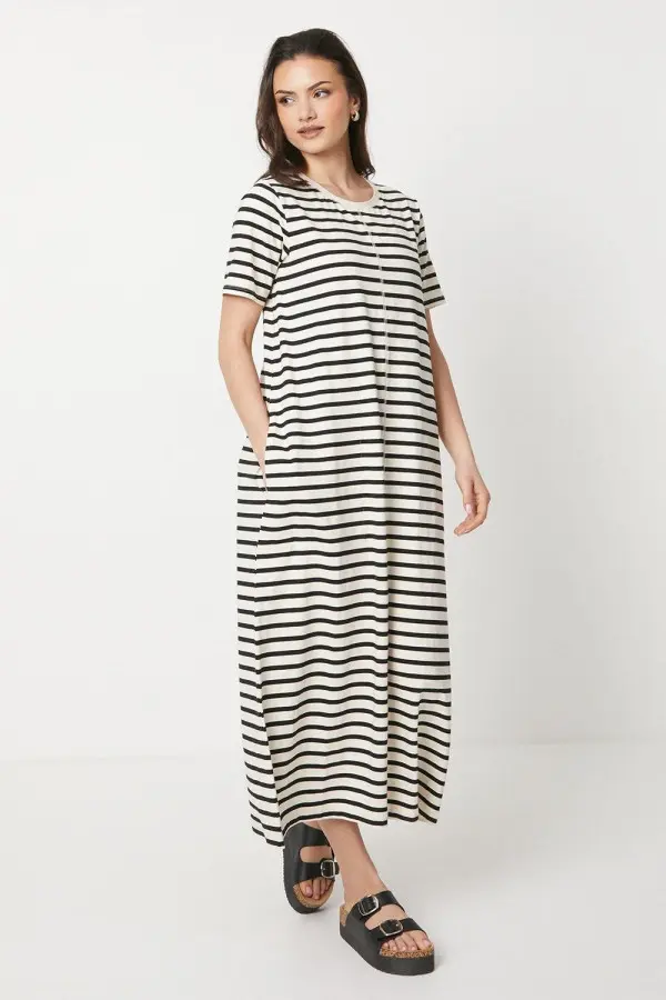 Stripe Trapeze Midi T