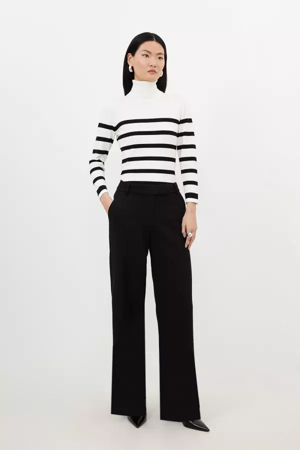 Tailored Essential Straight Leg Trousers