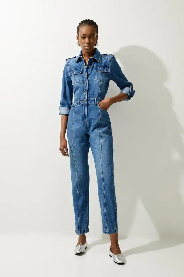 Denim Boiler Jumpsuit