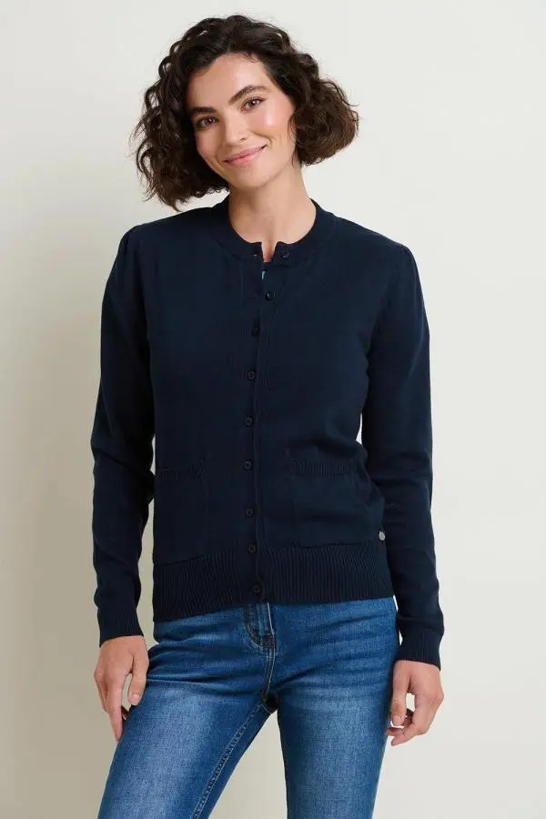 Classic Navy Cardigan