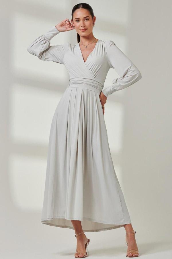 Long Sleeve Super Soft Jersey Maxi Dress