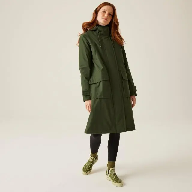 'Orla Kiely' Longline Waterproof Jacket