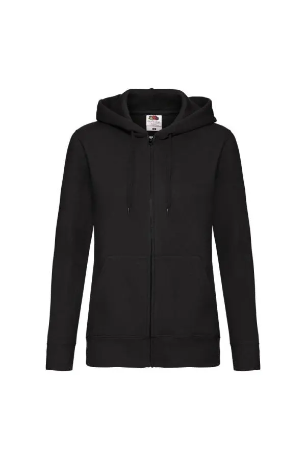 Lady-Fit Hooded Sweatshirt Jacket