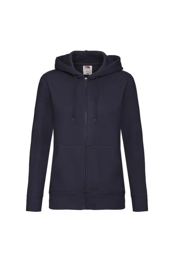 Lady-Fit Hooded Sweatshirt Jacket