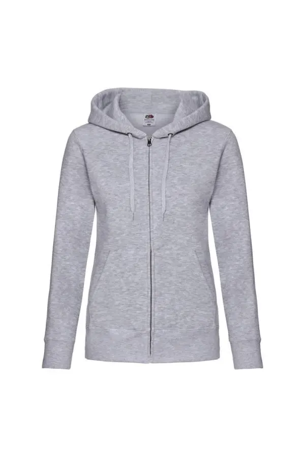 Lady-Fit Hooded Sweatshirt Jacket