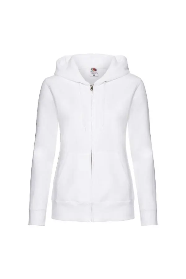 Lady-Fit Hooded Sweatshirt Jacket