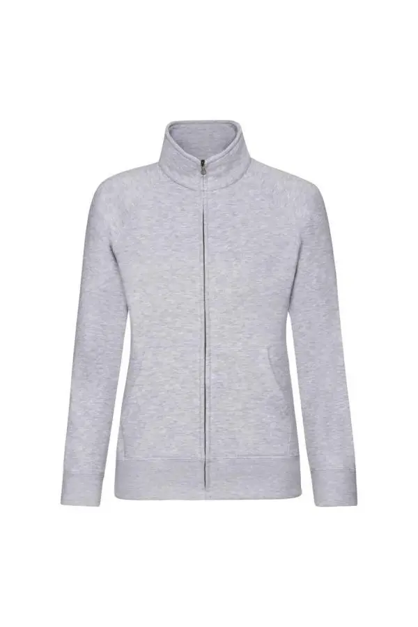 Lady-Fit Fleece Sweatshirt Jacket