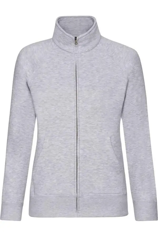 Lady-Fit Fleece Sweatshirt Jacket