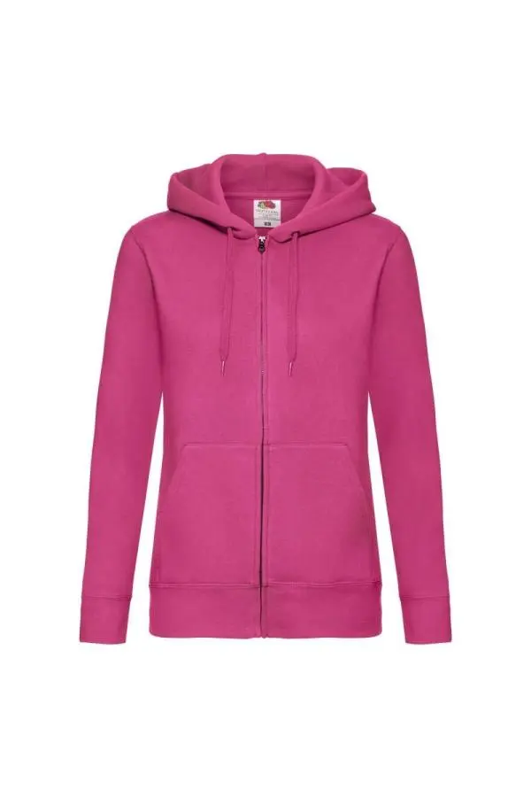 Lady-Fit Hooded Sweatshirt Jacket