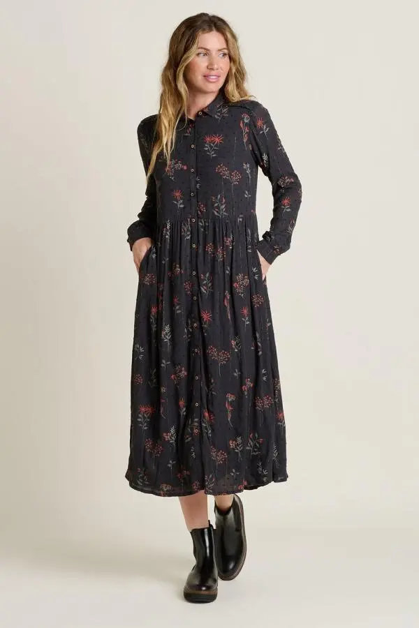 Bella Maxi Shirt Dress