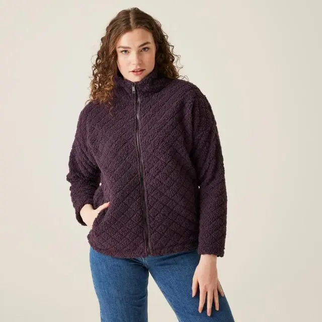 'Apphia' Full Zip Fluffy Fleece