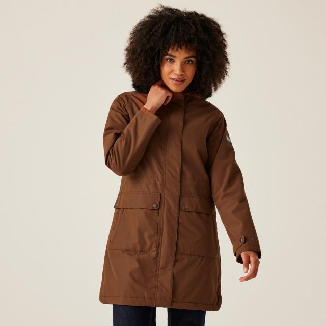 'Sabinka II' Fur Trim Parka Jacket