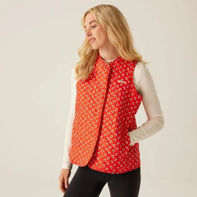 'Orla Kiely' Quilted Bodywarmer