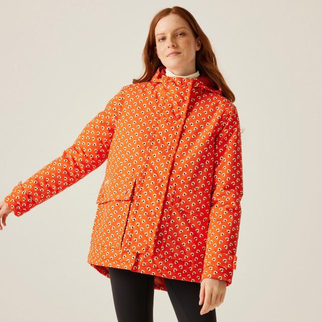 'Orla Kiely' Mid Length Waterproof Jacket