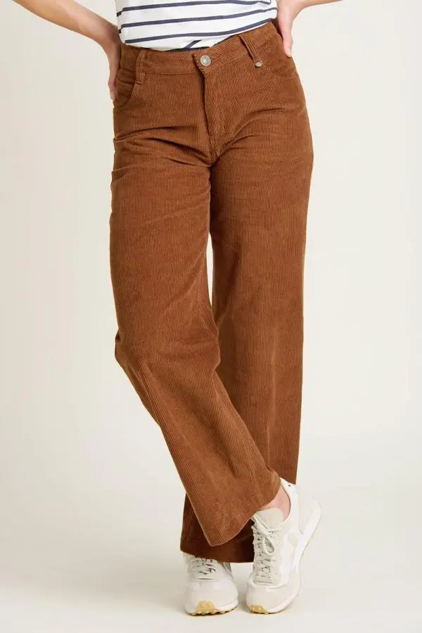 Wide Leg Cord Trouser