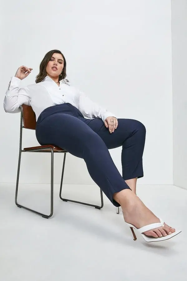 Plus Size Essential Techno Woven Trouser